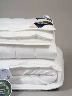 Kołdra antyalergiczna AMZ BioPercal 200x200 całoroczna 1500g bawełna biały