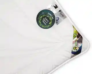Kołdra antyalergiczna AMZ BioPercal 200x200 całoroczna 1500g bawełna biały