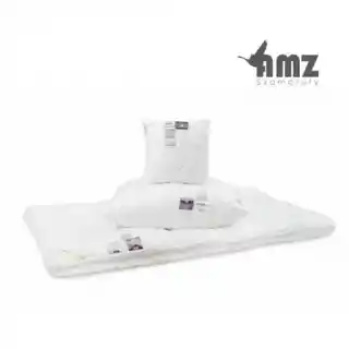 AMZ Kołdra antyalergiczna 220x200 batyst, całoroczna, 1600g, biały