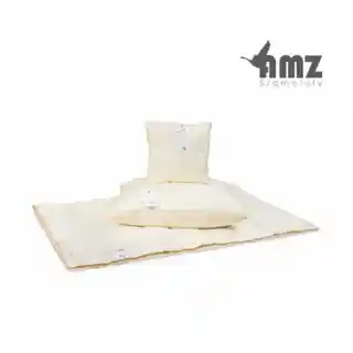 AMZ Kołdra Puchowa 135x200 Materacowa Całoroczna Puch 90 procent