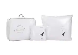 Kołdra puchowa AMZ Materacowa Prestige 135x200 zimowa, 100 procent puch, biały, 1100g, extra ciepła