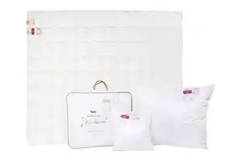 Kołdra puchowa AMZ 155x200 natural OUTLAST letnia 100 procent puch biały