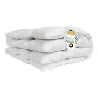 Kołdra puchowa AMZ Optima 155x200 zimowa, puch 85 procent, ciepła, ekskluzywna 1150g, biały