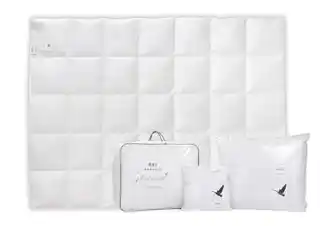 AMZ Kołdra Puchowa 155x200 Royal Całoroczna Puch 100 procent