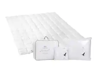Kołdra puchowa AMZ Royal 155x200 letnia, puch 100 procent, 300g, biały