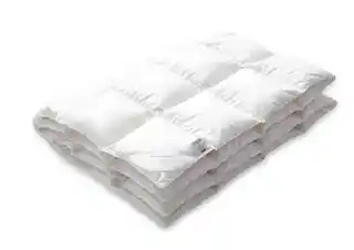 Kołdra puchowa AMZ Basic Plus 200x200 zimowa 70 procent puchu, ciepła 2300g, biały