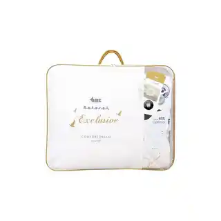 Kołdra puchowa AMZ Optima 200x200 całoroczna, puch 85 procent, ekskluzywna, 1230g, biały