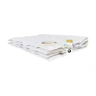 Kołdra puchowa AMZ Optima 200x200, letnia, biały, puch 85 procent, 520g