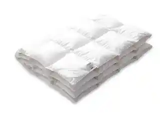 Kołdra puchowa AMZ Royal 240x220 całoroczna, puch 100 procent, 970g, biały