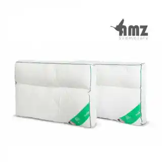AMZ Poduszka anatomiczna 50x70 2 komory bawełniana materacowa, waga 1050g, kolor biały