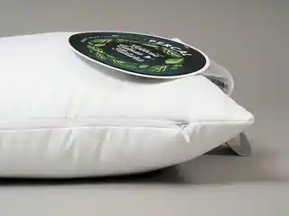 AMZ Poduszka antyalergiczna 50x60 BioPercal termo, biały, 550g, delikatny perkal 100% bio bawełna