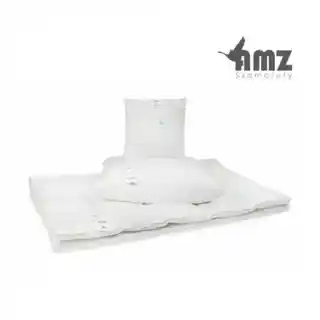 AMZ poduszka puchowa 40x40 materacowa Prestige, puch 100 procent, biały