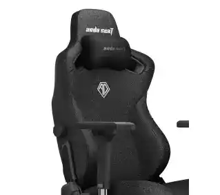 Anda Seat Kaiser 3 XL Gamingowy do 200kg Tkanina Czarny Fotel gamingowy