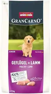 Animonda Grancarno Junior, drób i jagnięcina - 12 kg