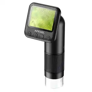 Apexel LCD APEXEL APL-MS008 Czarny Mikroskop