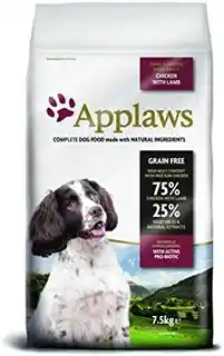 Applaws , Kurczak z Jagnięciną 7.5 kg - Sucha karma dla dorosłych psów małych i średnich ras, 7,5kg