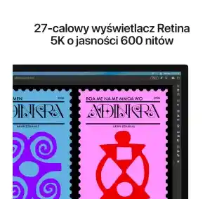Apple Studio Display 2026 MFF14RC/A 27 5K 60Hz Szkło nanostrukturalne Podstawka z regulacją pochylenia Monitor LED
