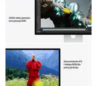 Apple Studio Display XDR 2026 MFEL4RC/A 27 5K 120Hz Szkło standardowe Podstawka z regulacją pochylenia i wysokości Monitor LED
