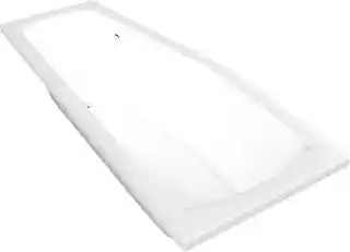 Aqualine OPAVA wanna narożna 170x70x44cm bez nóżek lewa biała