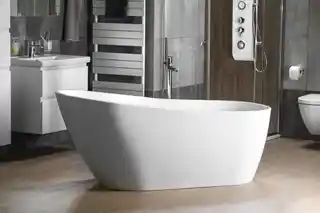 Aqualine TISA wanna wolnostojąca 150x75cm akryl biały E1575