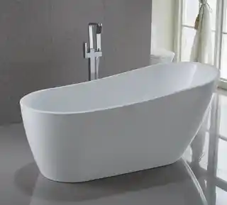 Aqualine TISA wanna wolnostojąca 170x80cm, biały akryl, E1780
