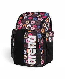 Arena spiky iii allover backpack 45l donuts