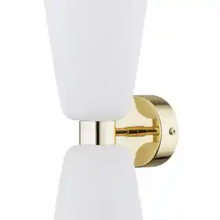 Argon Reno 1034 kinkiet nowoczesny, dwa źródła światła, stal matowa, LED, IP20