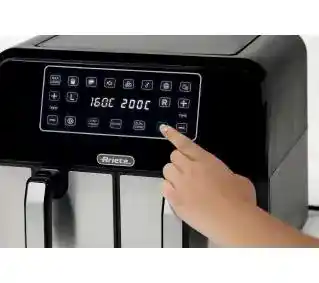 Ariete 4624 00 Air Fryer Dual Metal 1700W 8l Air fryer