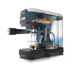Ariete Smart Slim Espresso 1399/11 Szerokość 15cm Ekspres kolbowy