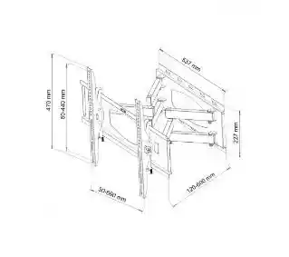 ART AR-65 od 32 do 80 Max 60kg Uchwyt