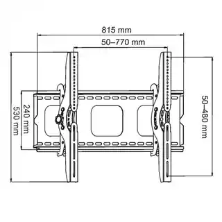 ART Uchwyt do TV LCD/LED/PLAZMA 32-100 100KG AR-08 regulacja w pionie
