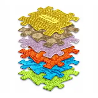 Askato Mata sensoryczna Muffik MFK-023-01 29.8 x 29.8 cm 6 elementów Wielokolorowy