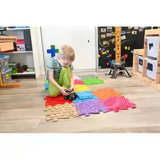 Askato Mata sensoryczna Muffik MFK-023-01 29.8 x 29.8 cm 6 elementów Wielokolorowy