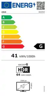 ASUS Monitor ROG Strix XG32VC, 31.5 , VA, 1 ms, 16 9, 2560x1440