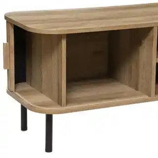 Atmosphera Komoda Pod Telewizor Nowoczesna Szafka Rtv Brązowa 140 X 40 X 53 Mdf Colva