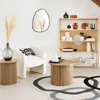 Atmosphera okrągły stolik kawowy szpula Colva 45 cm