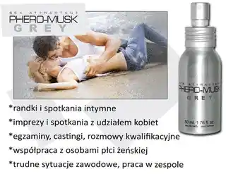 Aurora Feromony Phero Musk Grey 50 ml dla mężczyzn