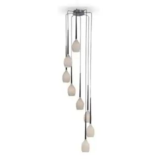 Azzardo Lampa wisząca nowoczesna IZZA 8 biała AZ0160