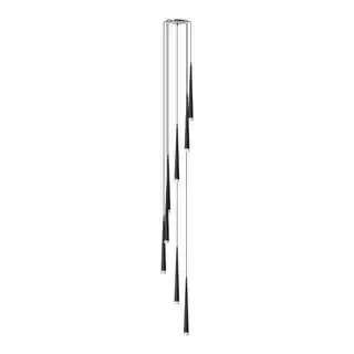 Azzardo lampa wisząca nowoczesna Stylo 8 czarna AZ0161