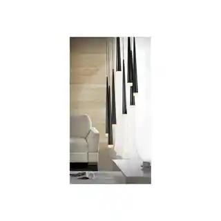 Azzardo lampa wisząca nowoczesna Stylo 8 czarna AZ0161