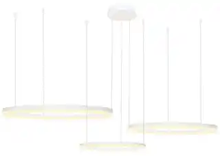 AZzardo Lampa wisząca RING HALO PENDANT 100 80 60 CCT WH REMOTE CONTROL AZ4974