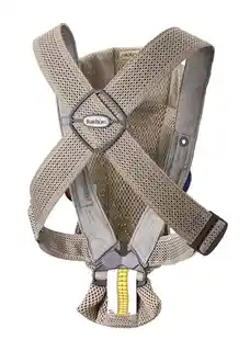 BABYBJORN MINI 3D Mesh nosidełko Szary Beż