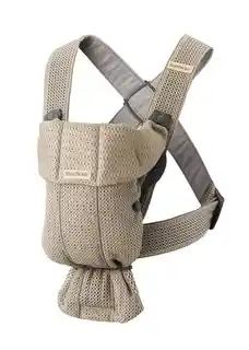 BABYBJORN MINI 3D Mesh nosidełko Szary Beż