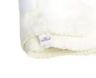 Babymatex Kocyk dziecięcy 80x100 Shell kemowy beżowy miś w pudełku z mikrofibry