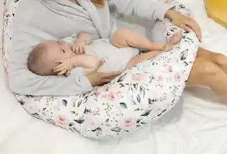 Babymatex Poduszka pozycjonująca Relax 190 cm, jersey, różowe, do karmienia, ciążowa, wypoczynkowa