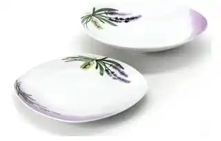 Banquet Lavender 18-częściowy zestaw talerzy