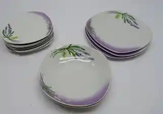 Banquet Lavender 18-częściowy zestaw talerzy