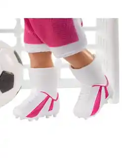 Barbie Zestaw Lalka Trenerka Piłki nożnej i Akcesoria Blondynka GLM53 GLM47