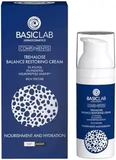 BasicLab Complementis Trehalozowy krem przywracający równowagę, odżywienie, nawilżenie, bogata konsystencja, 50 ml