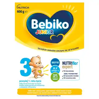 Bebiko Junior 3 NUTRIflor Expert powyżej 1. roku życia 600g